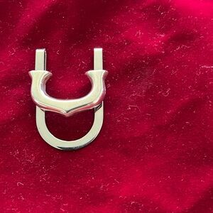Authentic vintage silver Cartier money clip.